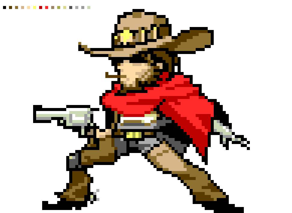Overwatch McCree Pixel Spray