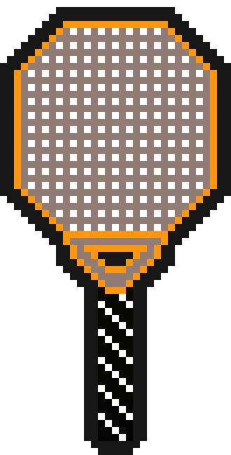 Pixel Tennis Racquet