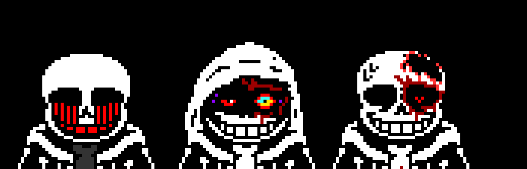 [2fbf6b] Yeah, *in unison* GO TO HELL! *Dust summons a huge determination blaster above us to counter and horror and killer use axes to blast the fire out of the way* Gtg bye) -Helix (Murder Time Trio Remastered)