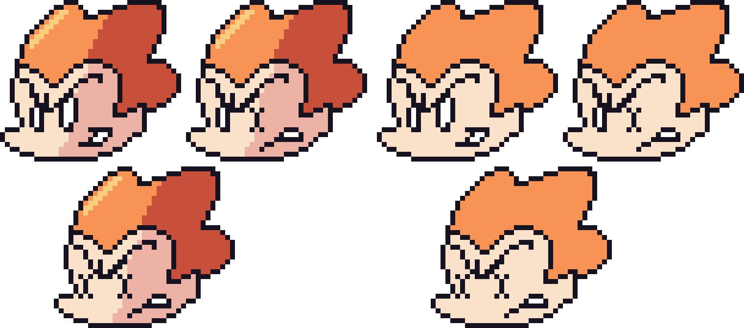 FNF Pixel Pico (Week 6): Pico Health Bar Sprites (Recolored) Version A & B