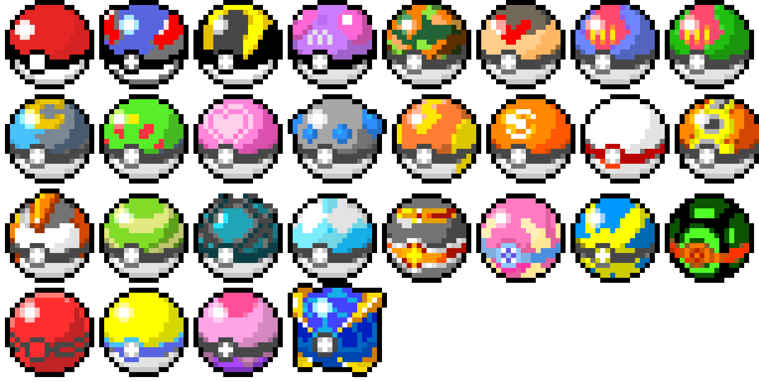 [c1fafa] Pokeballs
