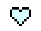[9664c4] Light Blue Heart