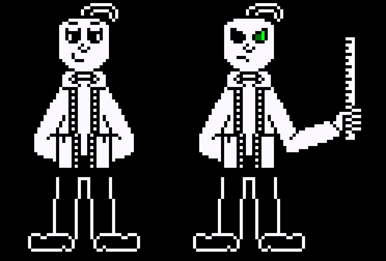 [9664c4] Learning the basics (Undertale AU) - Baldi sprite