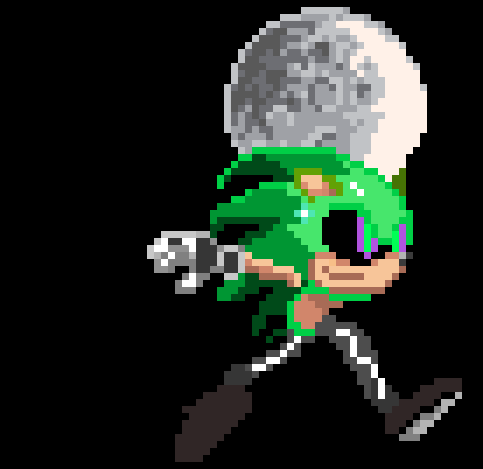 [02b555] art of my friends oc.