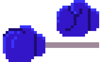[25b82d] Blue Boxing Glove Left