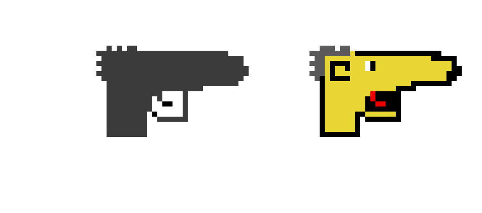 [150bcb] guy gun