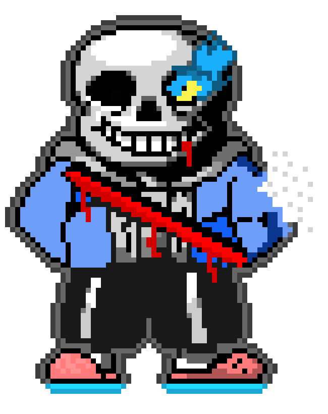 [9664c4] Sans. Final fight fading away.. .  .   .    .