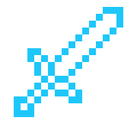 [9664c4] Pixel Art Minecraft Sword