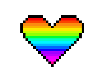 [24e9b7] rainbow heart