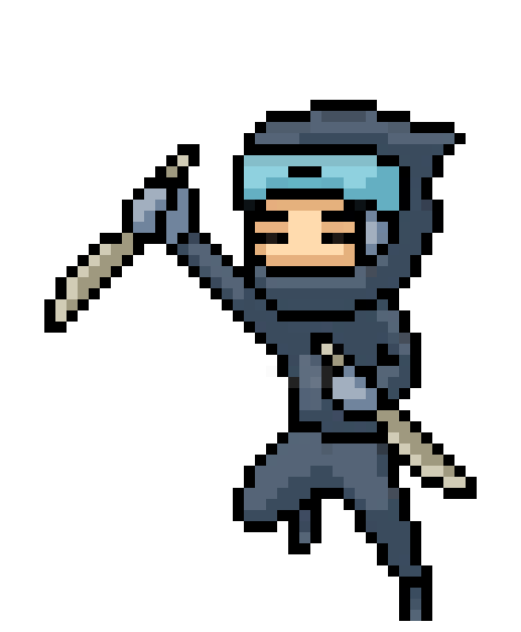 [e55537] Ninja_Jumping_Left