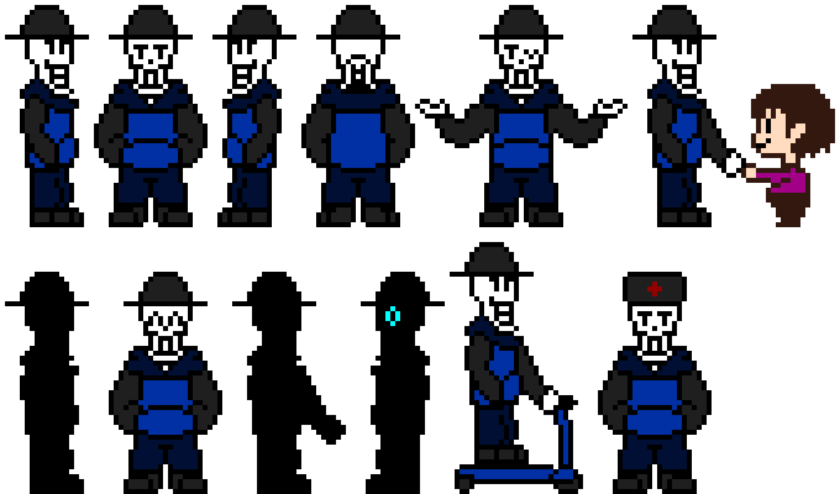 [9664c4] PeterPlay19 Skeleton OverWorld Sprite