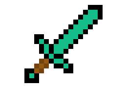 [9664c4] Minecraft Diamond Sword