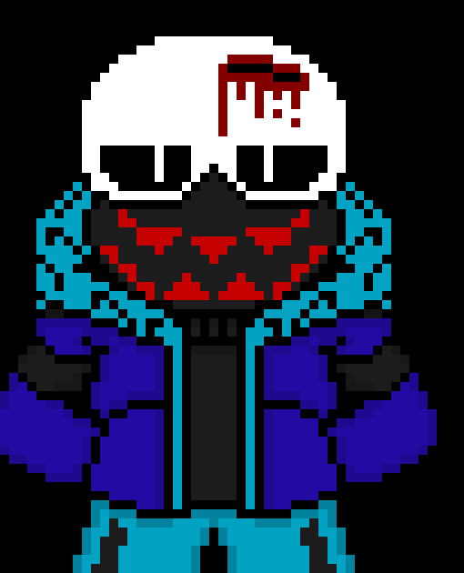 [0ae1f1] *sneaks up on Disastale sans, then covers his mouth and holds a knife to his throat