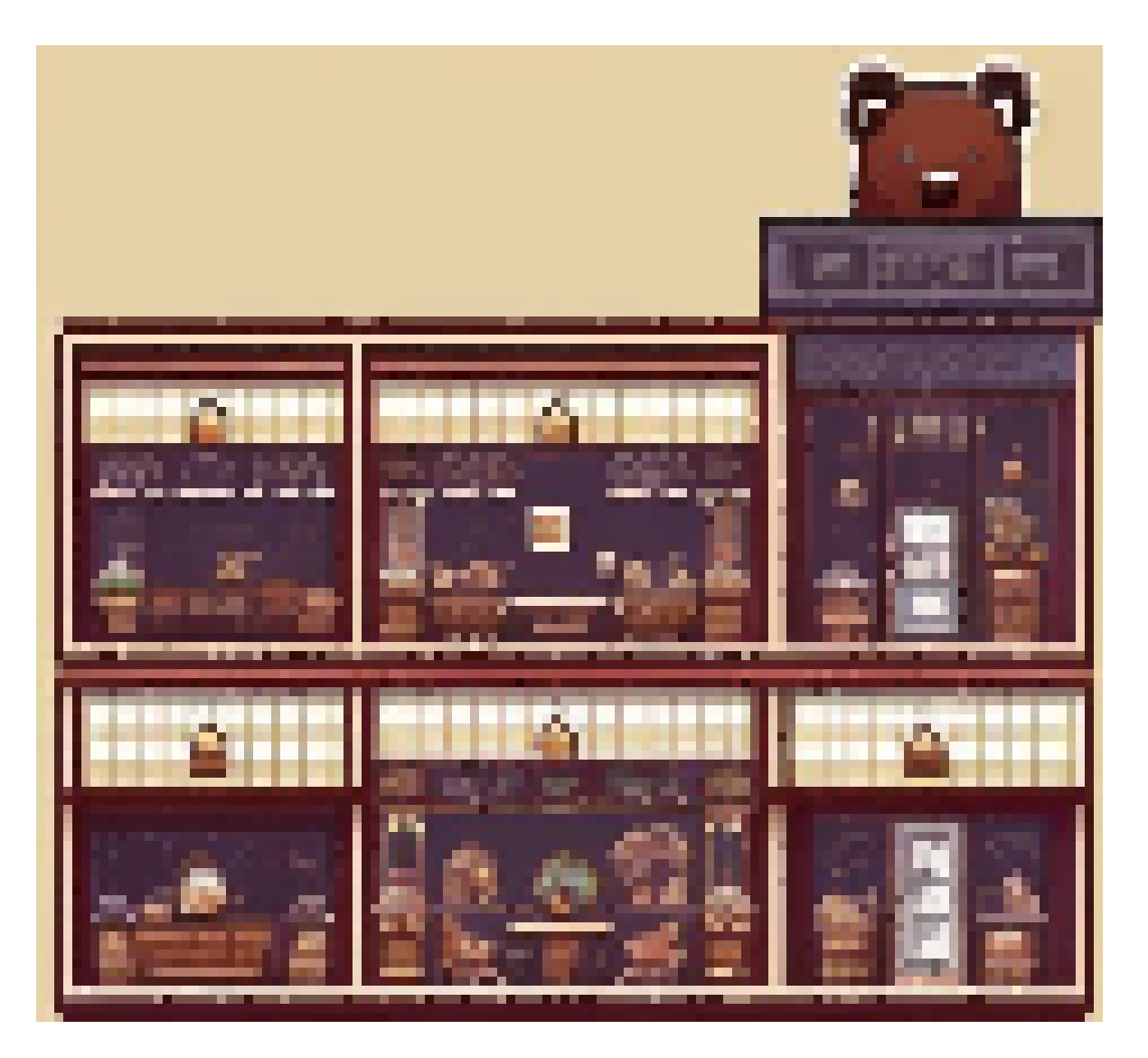 [16cade] bear cafe