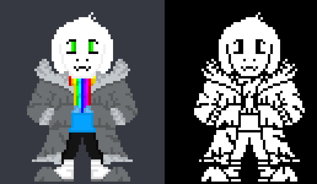| StorySwap Asriel Coloured&Battle mode |