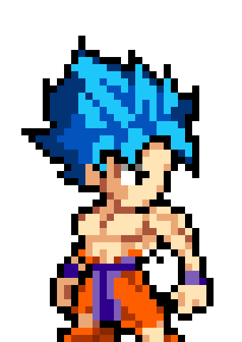 Goku ssj blue made by ur friend violet sans