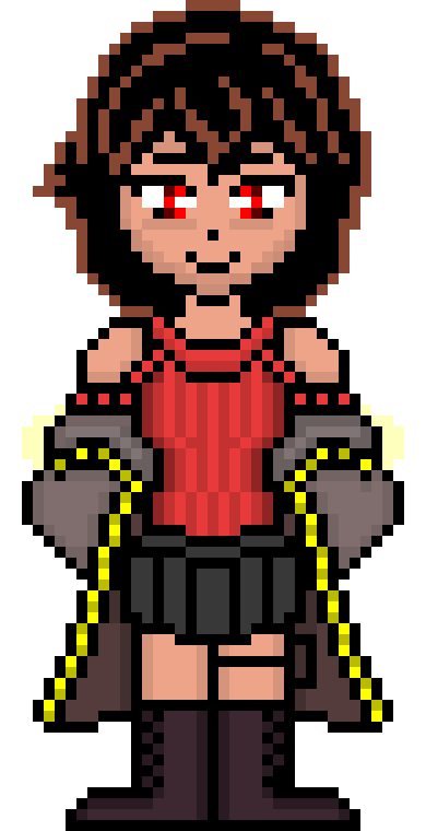 FellShift Chara Sprite Redraw [Left - Colored | Right - Battle] - CT