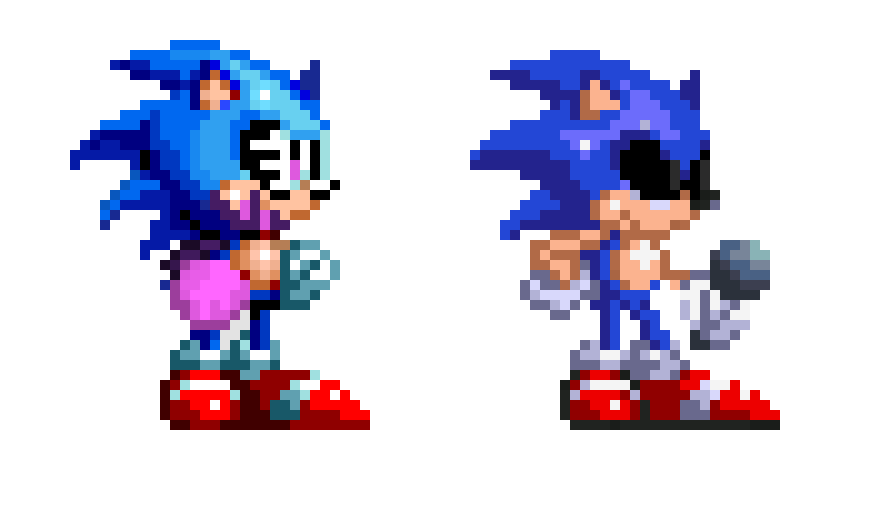 [01a783] Sonic corrupted (Sonic the hedgehog CD 2 Fan concept)