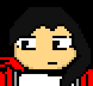 [8d9029] *that was quick. she looks at him and does a smol wave.*