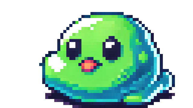 [3e2eba] pixel slime