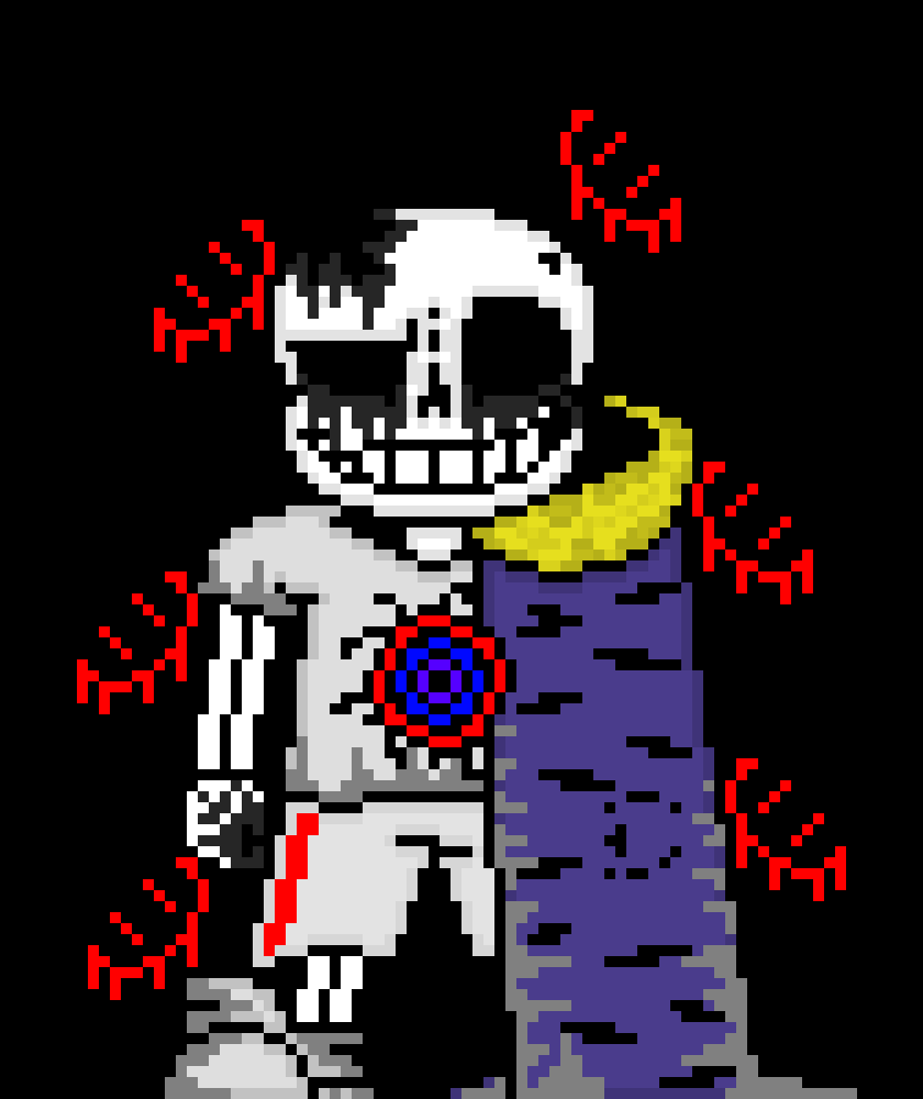 [57dac4] *you start hallucinating, seeing Chara smiles all around KillerDust* even after the amount of times they K I L L E D your B R O T H E R ? 