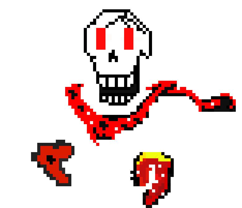 [7fd1ed]  Hyper Phantom Papyrus sprite 2