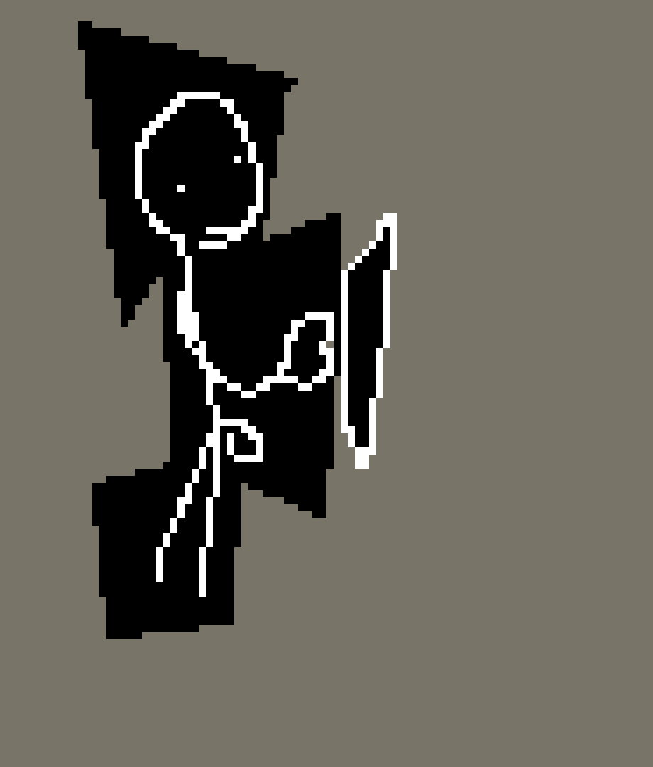 [bf0a7a] As you saw by his failed introduction he has the ability to teleport from other dimensions, his portals takes the form of this white square filled with void (his home dimension). While it also teleports it can be used as a weapon by basically deleting anything it comes into contact with (TELEPORTING it to the void) so if he slices you with it its a clean cut no armor will really stop it