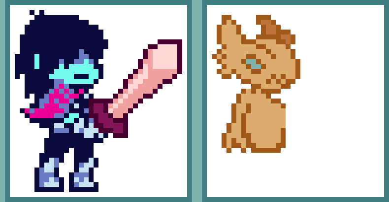 [fed9d5] anyways, I got bored and started making a DR battle sprite cause uhhh.... yea - Deadtale