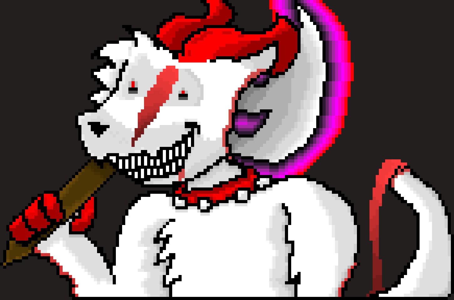 [95be89] -For a moment he had his ax out fully glowing- NO... NOT WITHIN A HUNDRED YEAR WOULD I BE OK IN ANY PLACE SHAPE OR FORM!...