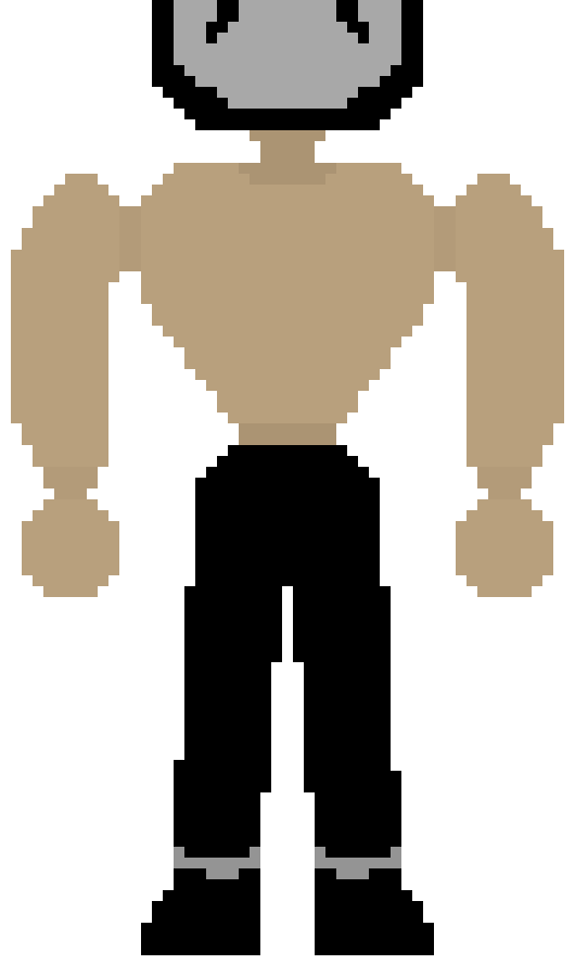 [25d002] And- Oh shit. Okay now he looks like he be wearing a Skin shirt, Any adivce on how to make it look more...Human?