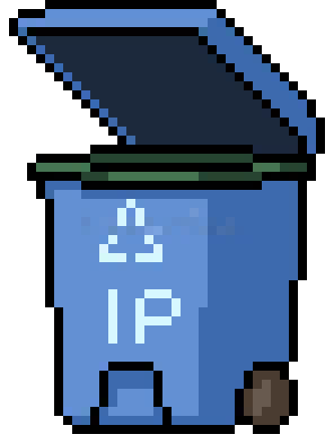 [3c878f] blue-trash-can