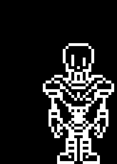 [af4498] UnderTale - Papyrus (Overworld Sprite) (KamuiSenketsu)
