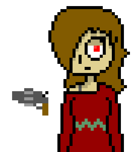 [6d74d1] Yeah well this is a different kind of gun... More powerful than you think...
