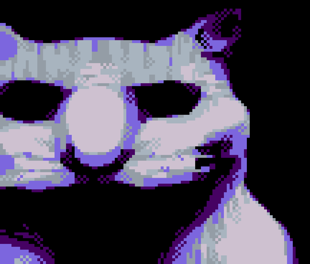 [8426a8] also as much as i love dithering im trying to use it sparingly but idrk what the benchmark is for "too much/little" 