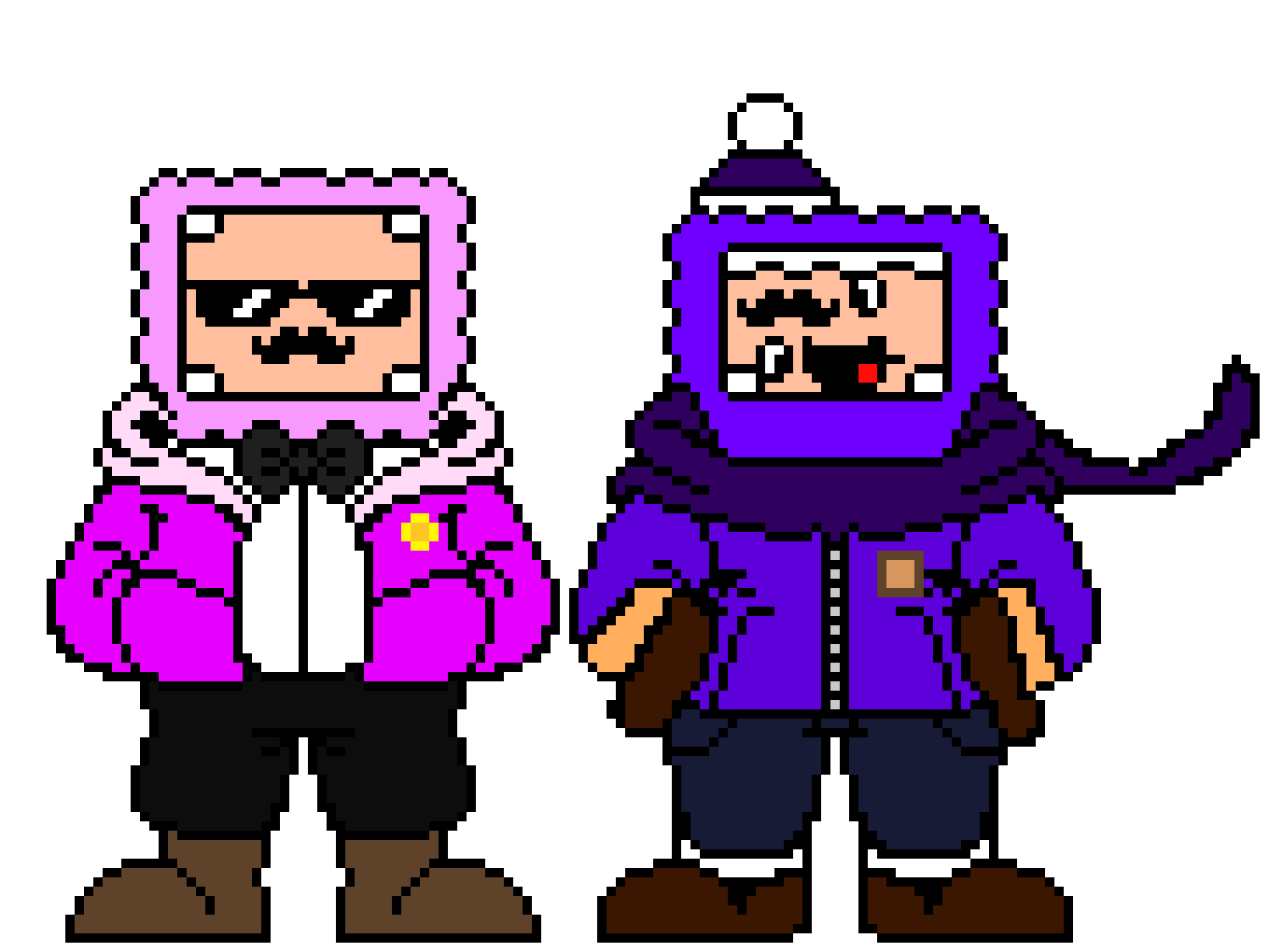 Differentopic PinkSheep and PurpleShep