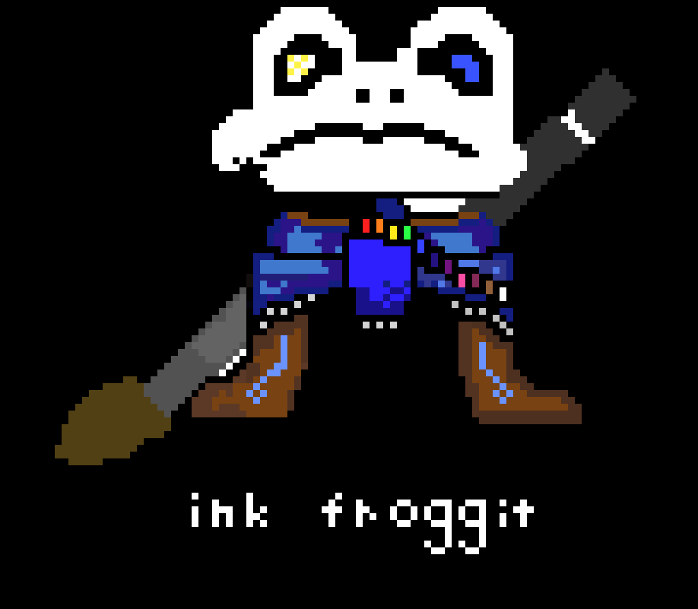 [0a4471] ink froggit front cover
