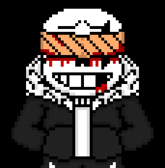 [b63bdb] *shakily gets up and turns to the sound of talking*