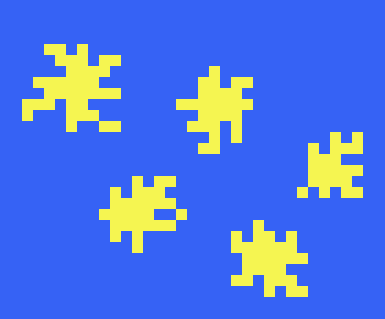 [9664c4] pixel art stars