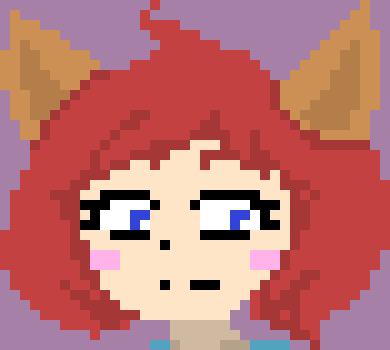 [ba375a] I gave up on my Terraria character so I drew my Eevee character instead.