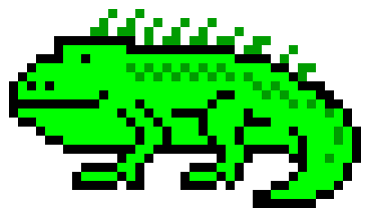 [3e7e87] I is for Iguana