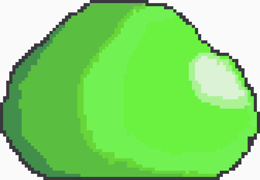 [30aad9] Over sized Terraria Slime 