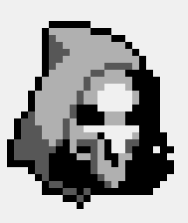 [9664c4] Reaper Overwatch Pixel Face