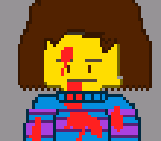 [b9de0d] NEVER! - frisk dreemurr