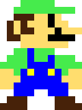 [9664c4] 8-Bit Luigi