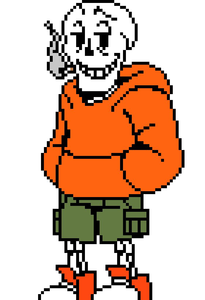 Underswap Papyrus Sprite.