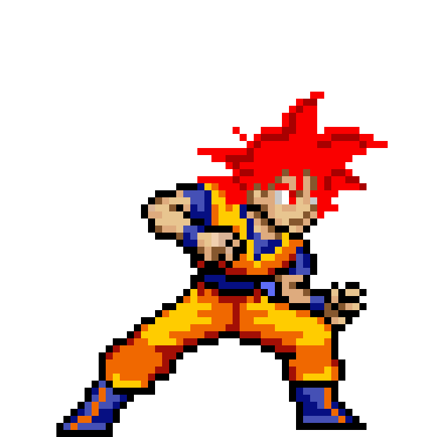 Goku SSJG Sprite
