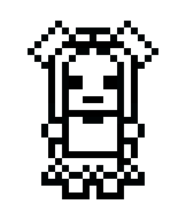 [8bb2f9] danganronpa pixel sprite base hayley