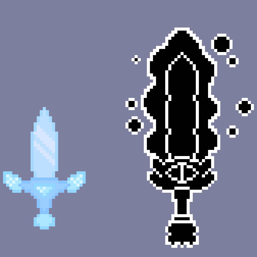 [b42316] The IceDagger and The DarkHeart -Marker