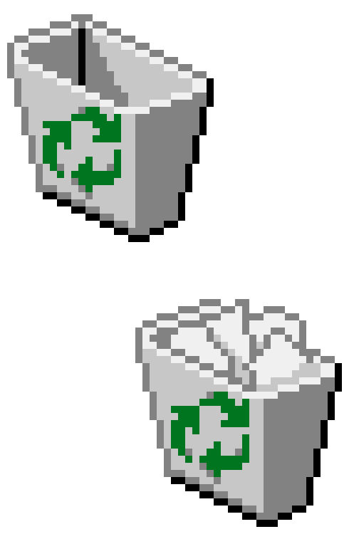 Windows 1995 Recycle Bin