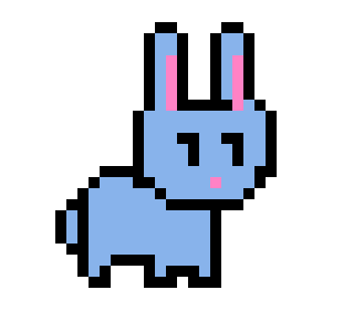 [3f169e] blue bunny